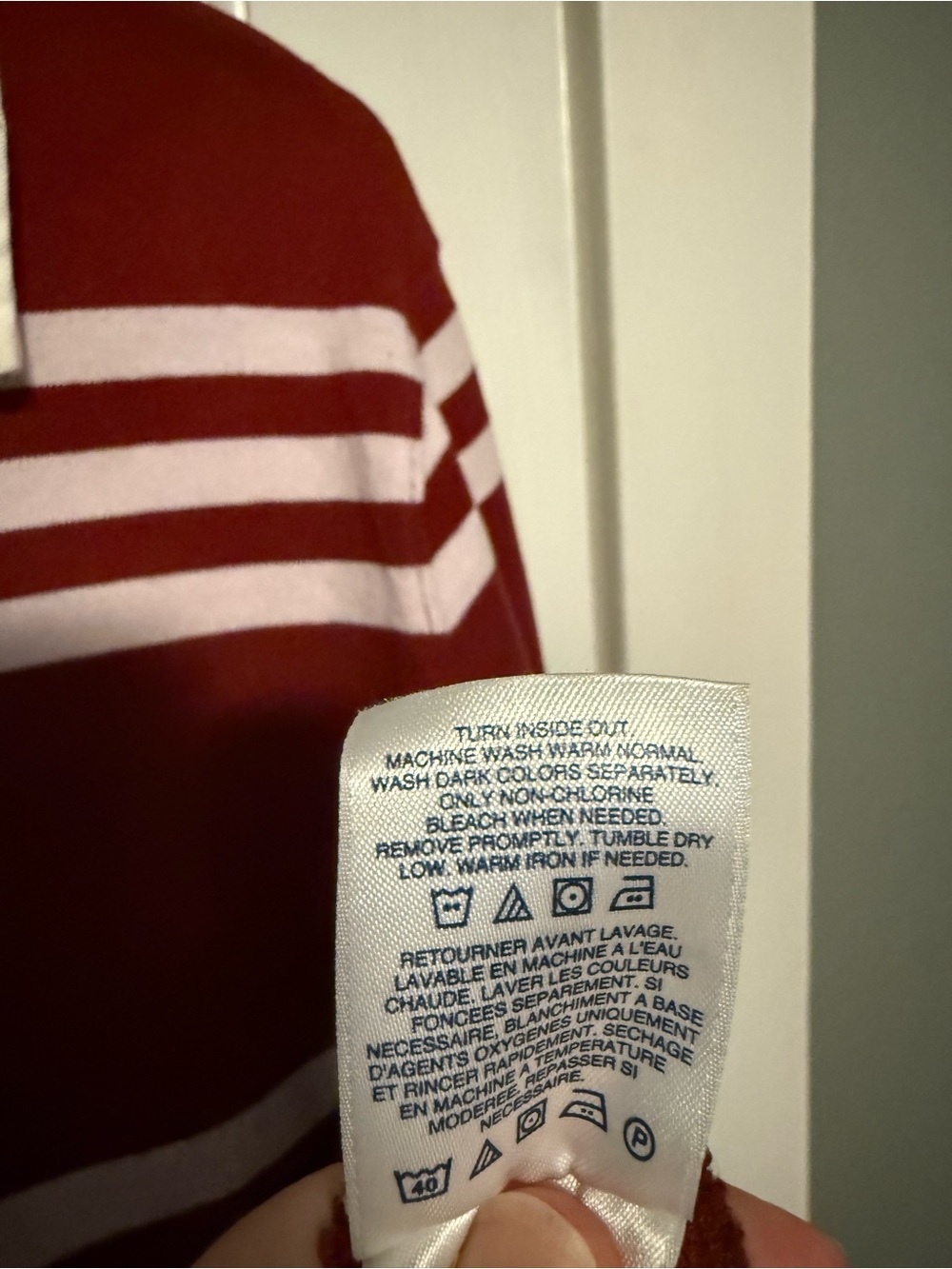 Lands’ End Rugby Shirt - Picture 4 of 5